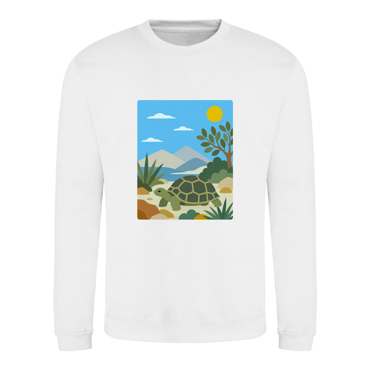 Tortoise Trail Adult Sweatshirt - Wild Horizons Arctic White colour variant image