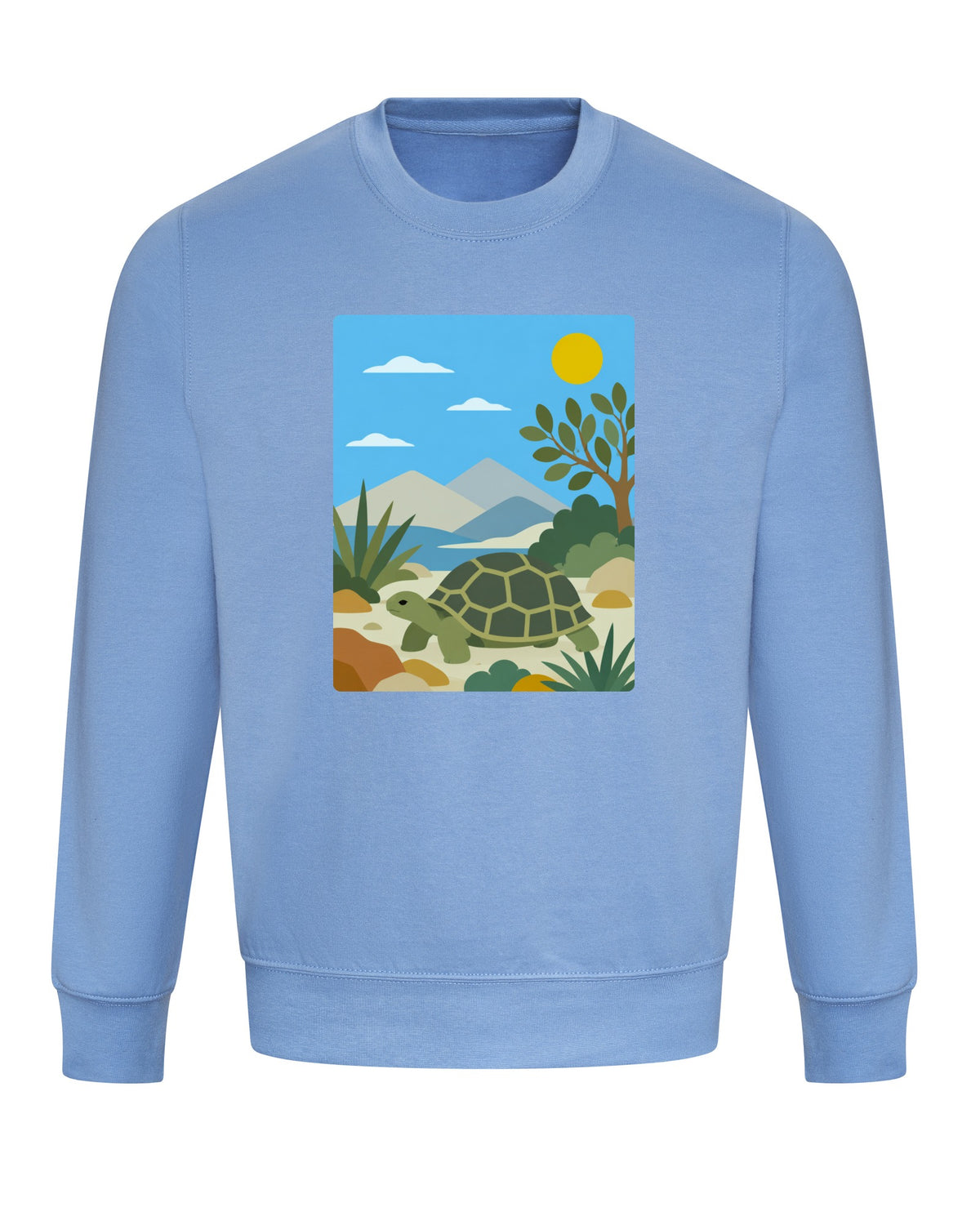 Tortoise Trail Adult Sweatshirt - Wild Horizons Cornflower Blue colour variant image