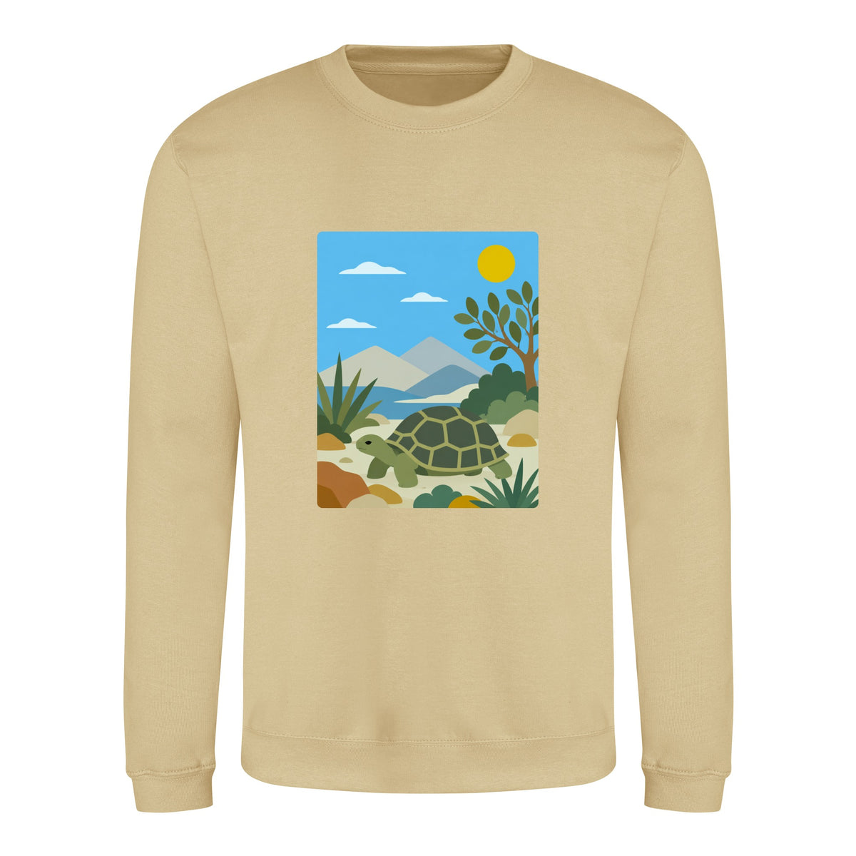 Tortoise Trail Adult Sweatshirt - Wild Horizons Desert Sand colour variant image