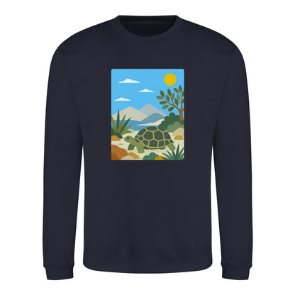 Tortoise Trail Adult Sweatshirt - Wild Horizons French Navy colour variant image
