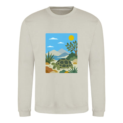Tortoise Trail Adult Sweatshirt - Wild Horizons Natural Stone colour variant image
