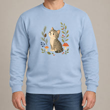 Kitten in the Pines Adult Sweatshirt - Once Upon a Woodland lead image