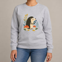 Hedgehog's Berry Harvest Adult Sweatshirt - Once Upon a Woodland lead image