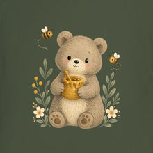 Bear and the Honey Bees Adult Sweatshirt - Once Upon a Woodland gallery image 2