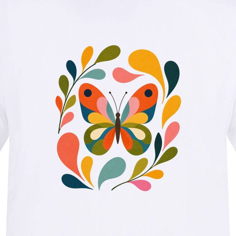 Wings in Bloom Adult Sweatshirt - Freeform Fauna gallery image 2