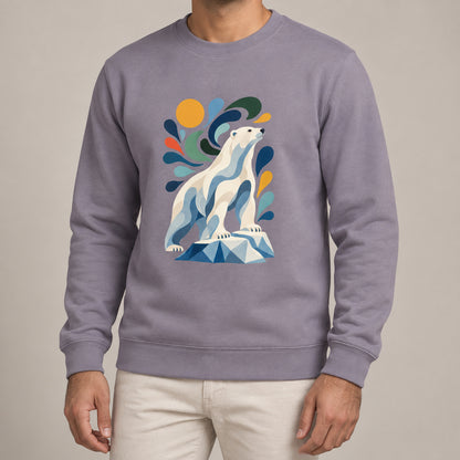 Arctic Resolve Adult Sweatshirt - Freeform Fauna lead image