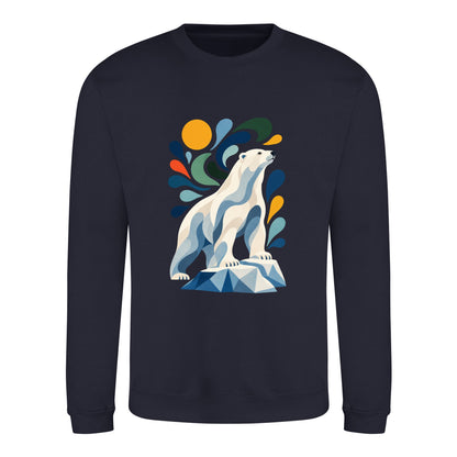 Arctic Resolve Adult Sweatshirt - Freeform Fauna French Navy colour variant image