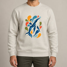 Ocean Song Adult Sweatshirt - Freeform Fauna lead image