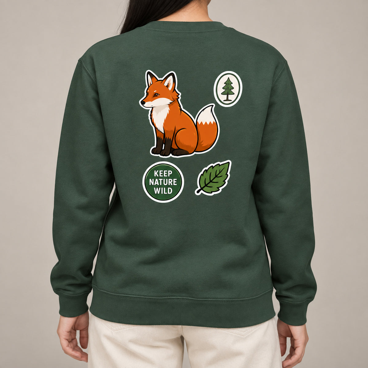 Keep Nature Wild Adult Sweatshirt - Badges of the Wild lead image