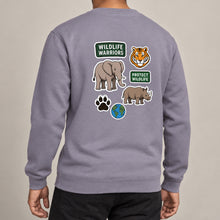 Wildlife Warriors Adult Sweatshirt - Badges of the Wild lead image