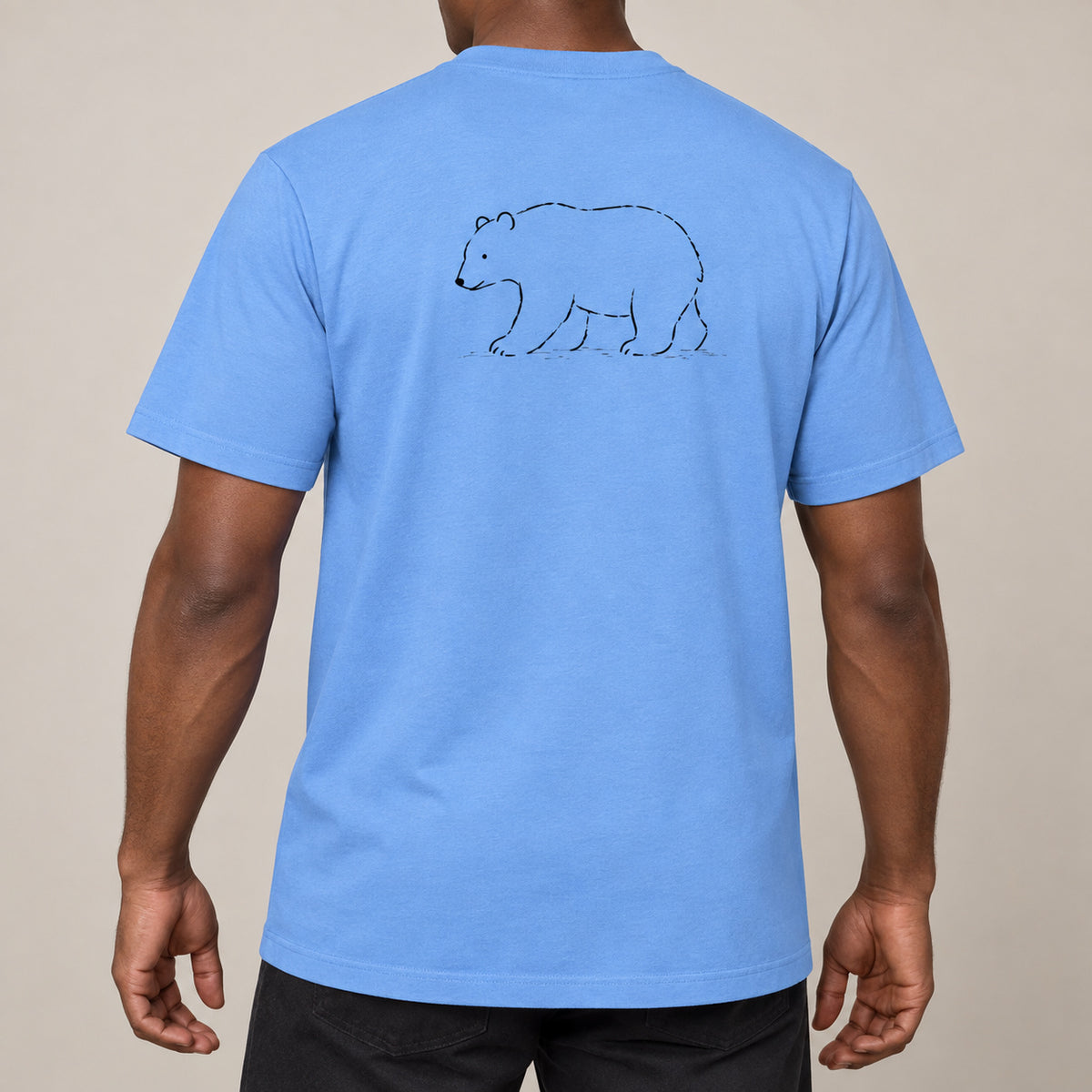 Roaming Bear Adult Unisex T-shirt from the Wild Lines Range lead image