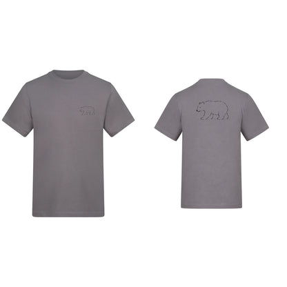 Roaming Bear Adult Unisex T-shirt from the Wild Lines Range Dusty Lilac colour variant image