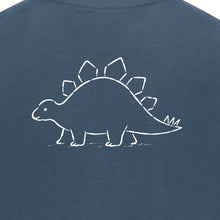 Stepping Stegosaurus Adult Unisex T-shirt from the Wild Lines Range gallery image 2