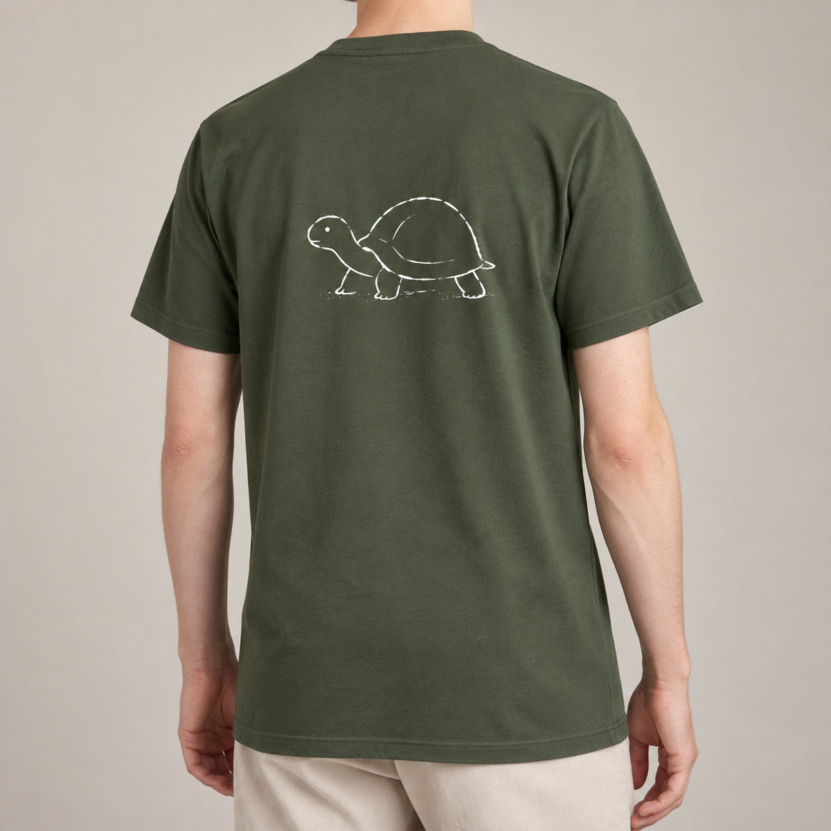 Steady Tortoise Adult Unisex T-shirt from the Wild Lines Range lead image