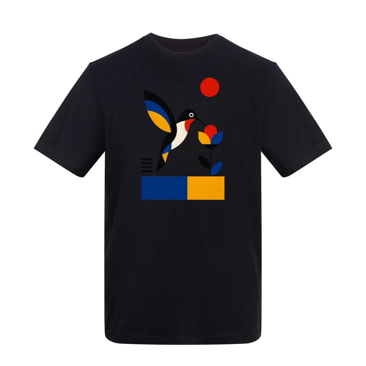 Hummingbird Bloom Adult Unisex T-shirt - Modern Menagerie Range
