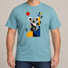 Climbing Koala Adult Unisex T-shirt - Modern Menagerie Range lead image