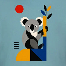 Climbing Koala Adult Unisex T-shirt - Modern Menagerie Range gallery image 2