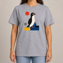 Penguin Profile Adult Unisex T-shirt - Modern Menagerie Range lead image