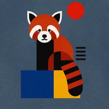 Red Panda Poise Adult Unisex T-shirt - Modern Menagerie Range gallery image 2