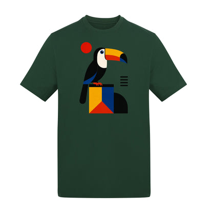 Toucan Tower Adult Unisex T-shirt - Modern Menagerie Range