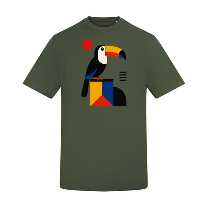 Toucan Tower Adult Unisex T-shirt - Modern Menagerie Range