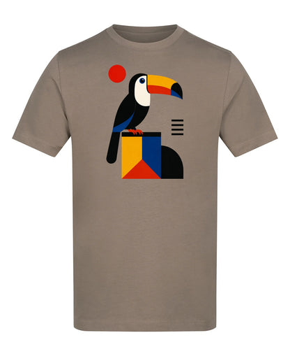 Toucan Tower Adult Unisex T-shirt - Modern Menagerie Range