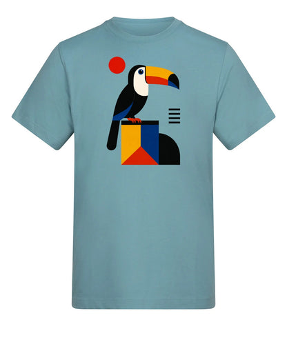 Toucan Tower Adult Unisex T-shirt - Modern Menagerie Range