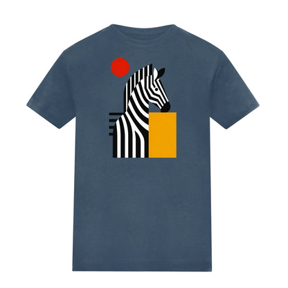 Zebra Rhythm Adult Unisex T-shirt - Modern Menagerie Range
