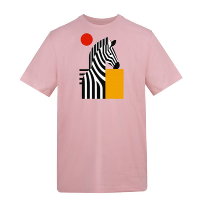Zebra Rhythm Adult Unisex T-shirt - Modern Menagerie Range