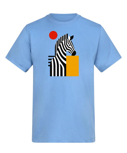 Zebra Rhythm Adult Unisex T-shirt - Modern Menagerie Range