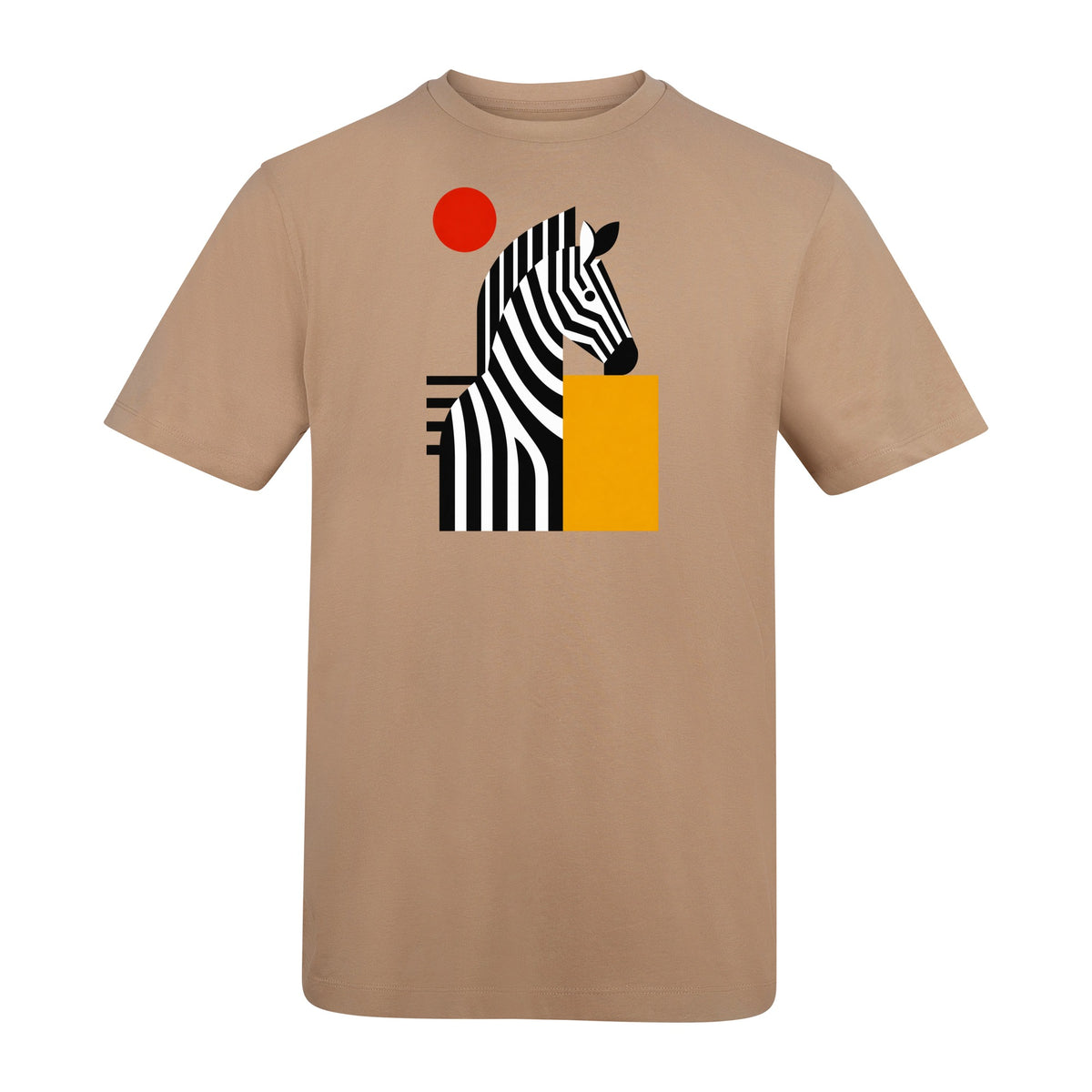 Zebra Rhythm Adult Unisex T-shirt - Modern Menagerie Range