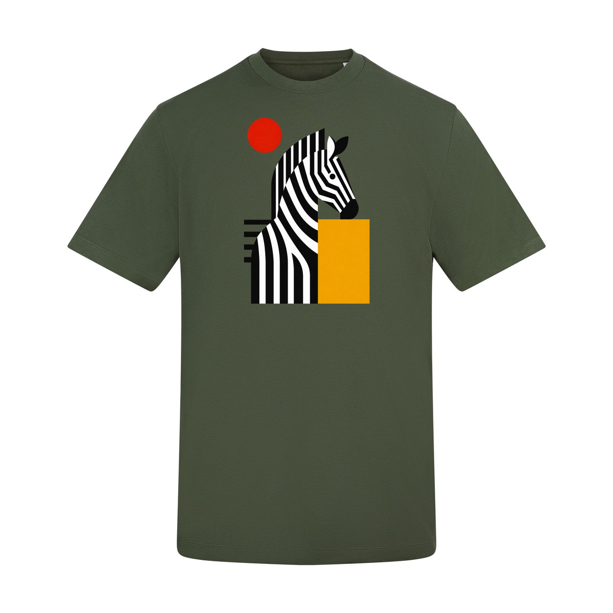 Zebra Rhythm Adult Unisex T-shirt - Modern Menagerie Range