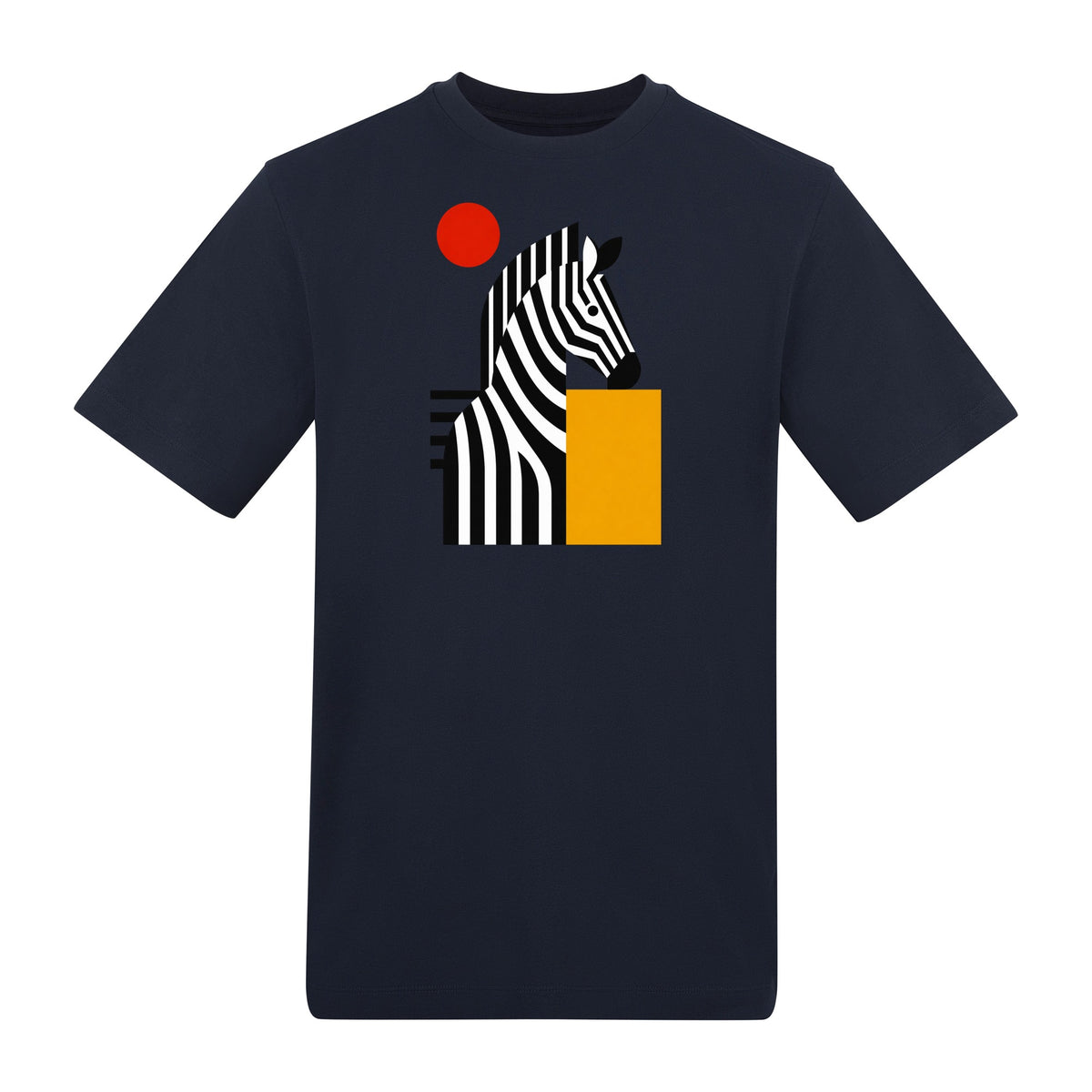 Zebra Rhythm Adult Unisex T-shirt - Modern Menagerie Range