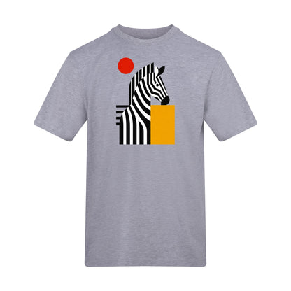 Zebra Rhythm Adult Unisex T-shirt - Modern Menagerie Range