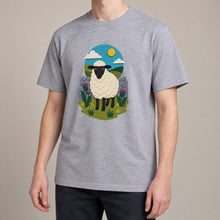 Sheep by the Stone Wall Adult Unisex T-shirt - Felt & Fauna Range lead image