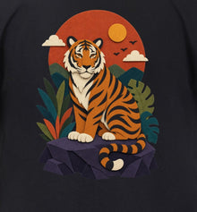 Tiger at Dusk Adult Unisex T-shirt - Felt & Fauna Range gallery image 2