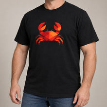 Crab in Crimson Adult Unisex T-shirt - Prism Kingdom Range lead image