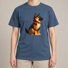 Watchful German Shepherd Adult Unisex T-shirt - Prism Kingdom Range lead image