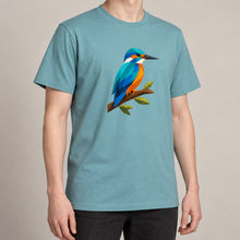 Kingfisher Among Reeds Adult Unisex T-shirt - Prism Kingdom Range lead image