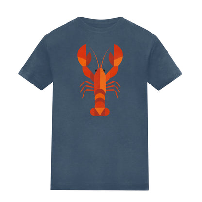 Scarlet Lobster Adult Unisex T-shirt - Prism Kingdom Range Airforce Blue colour variant image