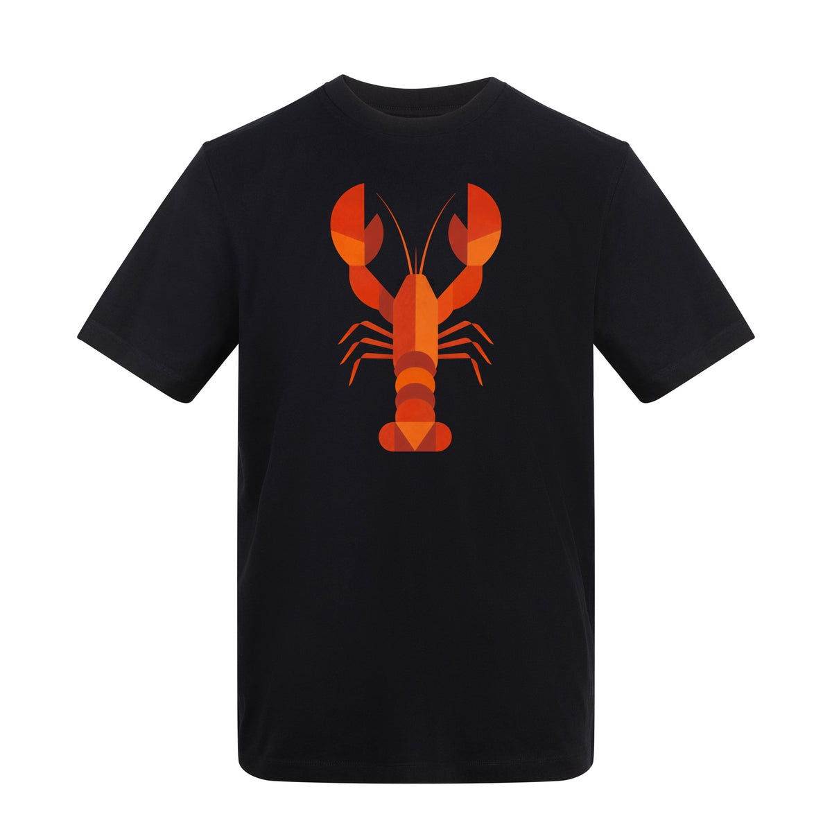Scarlet Lobster Adult Unisex T-shirt - Prism Kingdom Range Deep Black colour variant image