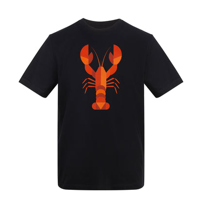 Scarlet Lobster Adult Unisex T-shirt - Prism Kingdom Range Deep Black colour variant image