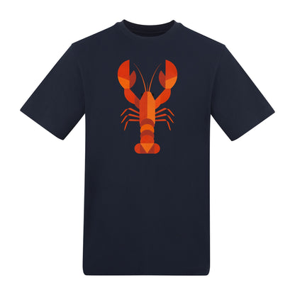 Scarlet Lobster Adult Unisex T-shirt - Prism Kingdom Range French Navy colour variant image