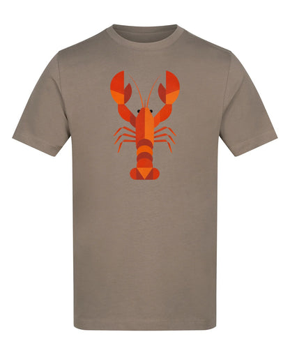 Scarlet Lobster Adult Unisex T-shirt - Prism Kingdom Range