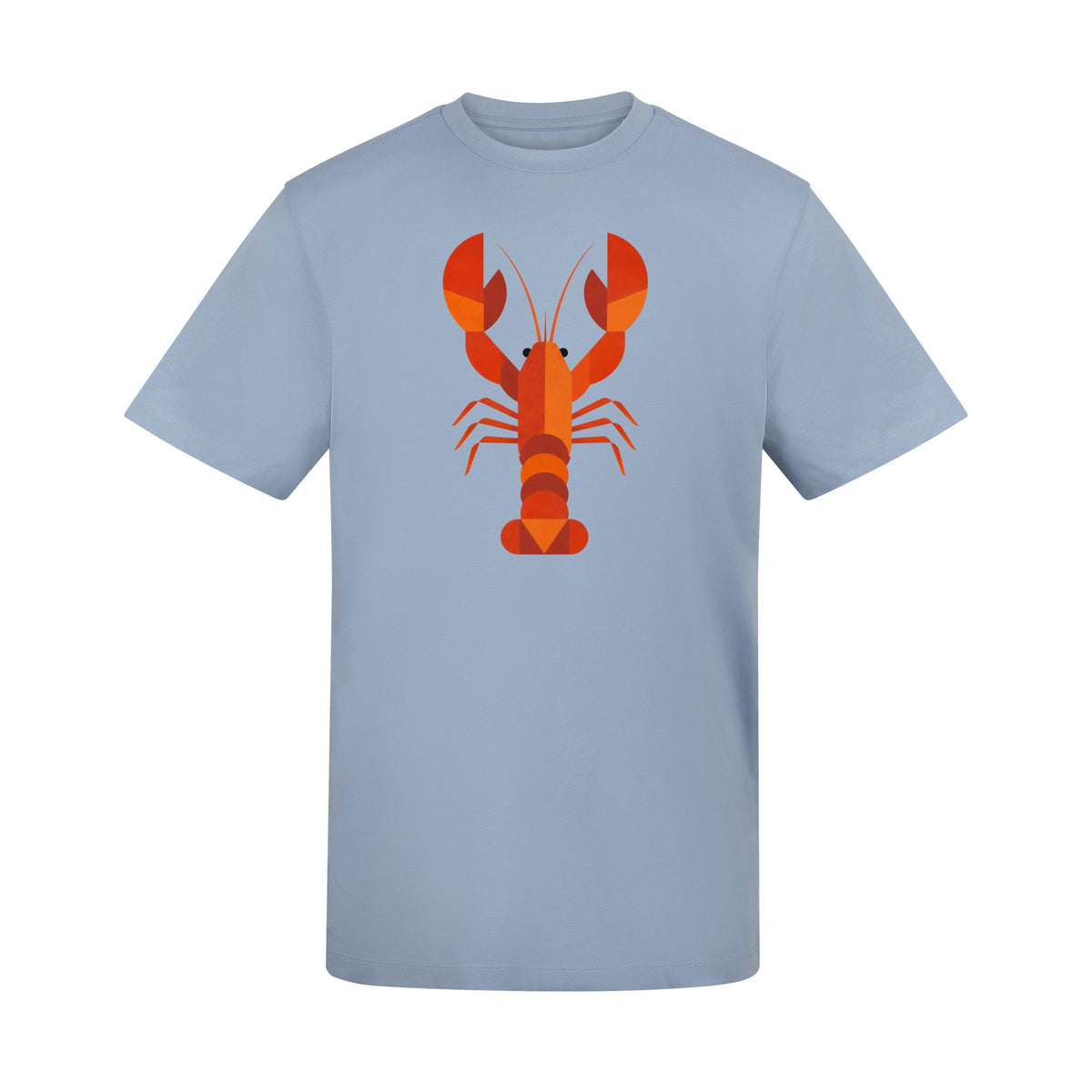 Scarlet Lobster Adult Unisex T-shirt - Prism Kingdom Range Sky Blue colour variant image