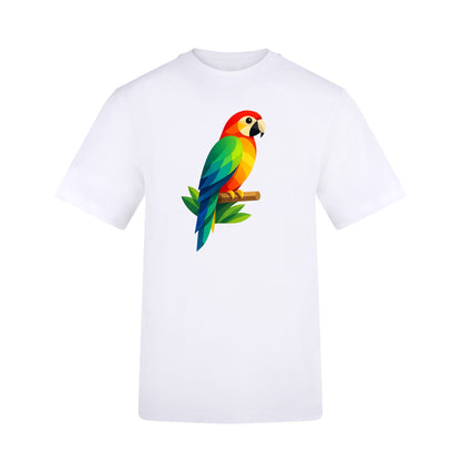 Radiant Macaw Adult Unisex T-shirt - Prism Kingdom Range