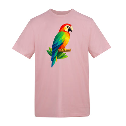 Radiant Macaw Adult Unisex T-shirt - Prism Kingdom Range