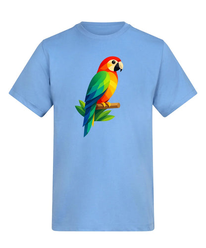 Radiant Macaw Adult Unisex T-shirt - Prism Kingdom Range