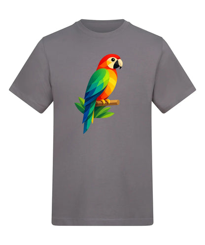 Radiant Macaw Adult Unisex T-shirt - Prism Kingdom Range Dusty Lilac colour variant image