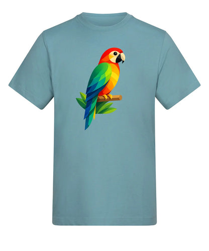 Radiant Macaw Adult Unisex T-shirt - Prism Kingdom Range